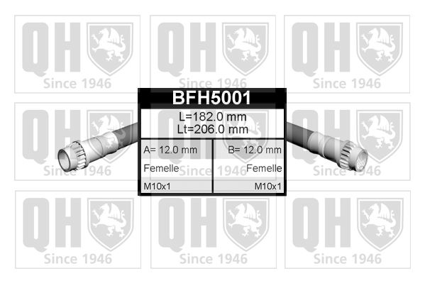 QUINTON HAZELL Pidurivoolik BFH5001